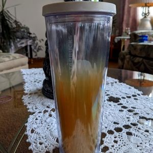 Starbucks White Gold Ombre Tumbler
